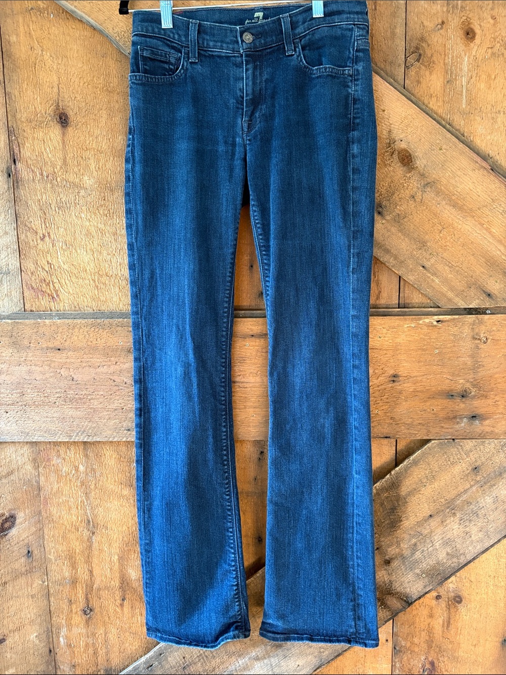 7 For All Mankind A Pocket Jeans Womens 29 Dark Wash Mid Rise Bootcut APM44004